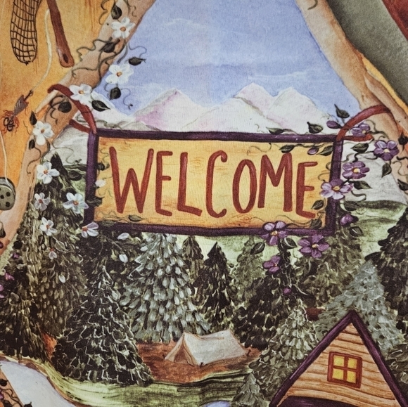 Cabin welcome flag - Picture 4 of 9